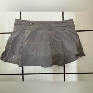 Lululemon Gray Athletic Skirt